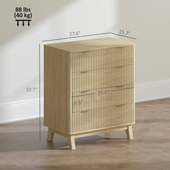 Closet Dresser,4 Drawer Double Dresser for Bedroom