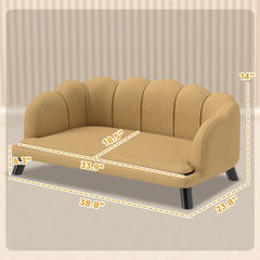Coffee Pearl Design Pet Sofa