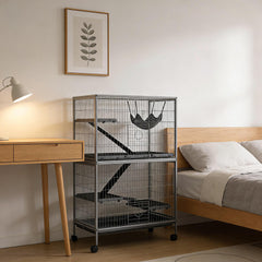 Pet Habitat,Pet House,Rolling Small Animal Cage