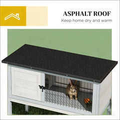 Small Animal Cage Rabbit Hutch,Elevated Rabbit Hutch