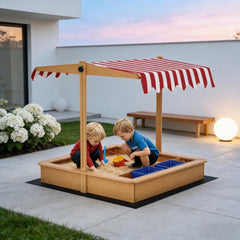 Children Sand Play Station Outdoor,Kids Wooden Sandbox