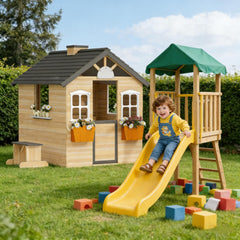 Kids Wooden Playhouse