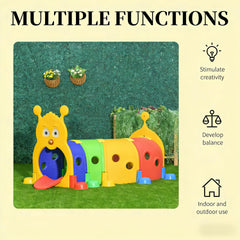 Kids' Play Structure,Toddler Tunnel,Caterpillar Tunnel