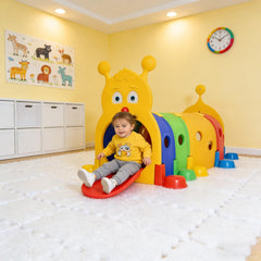 Kids' Play Structure,Toddler Tunnel,Caterpillar Tunnel