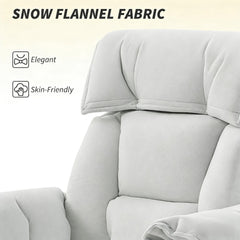 Reclining Desk Chair with Footrest,High Back Office Chair