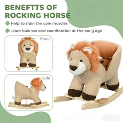Plush Rocking Animals Toy,Lion Rocking Horse
