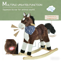 Ride-On Horse Toy with Realistic Sounds,Rocking Horse