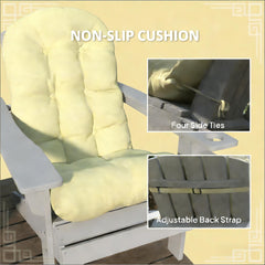 Tufted High Back Chair Cushions,Chair Cushions Set of 2