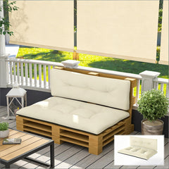 Thick Tufted Replacement Cushions,Outdoor Two Piece Cushion Replacement Set