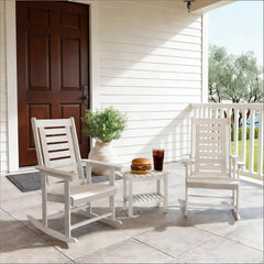 Outdoor Rocking Chair Set,2 Pieces Outdoor Rocking Chairs