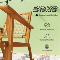 Rocking Chairs,Outdoor Lawn Rocking Chair Set of 2