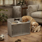 Elevated Dog Bowls with 2 Stainless Steel Bowl