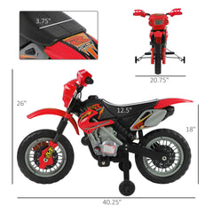 Motorcycle Kids Motorcycle Dirt Bike Electric Battery-Powered Ride-On Toy Off-road Street Bike