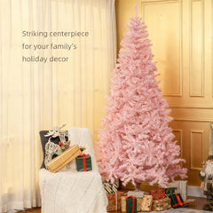Artificial Christmas Tree with Realistic Branches,Warm White LED Lights