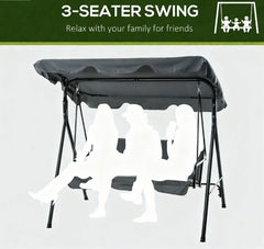 Adjustable Tilt Canopy Chair,Outdoor Patio Swing Chair,for Patio,Garden