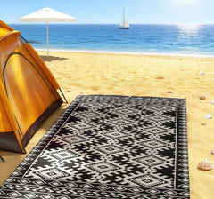 Outdoor Rug for Patio for Decor,Reversible Rug,Portable Outside Camping Area Carpet Ma