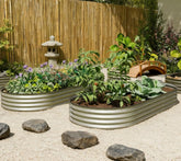 Raised Garden Bed Set,Raised Beds for Gardening with Metal Plant Stakes,for Garden and Patio