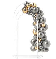 Wedding Arch Frame,Balloon Backdrop Arch Stand Set,Metal Arch Backdrop Stand Set of 3