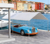 Easy to Install Carport Roof,UV Resistant Canopy Replacement Cover with Ball Bungee Cords