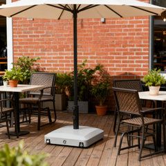 Durable Outdoor Umbrella Base,Umbrella Base with Wheels,Heavy Duty Outdoor Umbrella Stand Holder