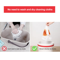 Dry Mop Refills - Multi Surface Cleaning Cloths for Dusters, Lock Dirt, Dust, and Pet Hair - Suitable for Hardwood, Tile, and Vinyl Floors - 30 Count