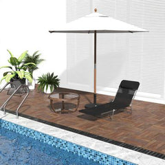 Sun Lounger Folding Chaise Lounge Pool Chairs