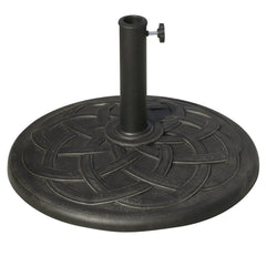 Round Resin Umbrella Base Stand Market Parasol Holder