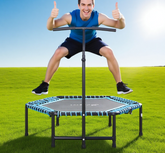Exercise Trampoline, Portable Foldable Fitness Trampoline Rebounder
