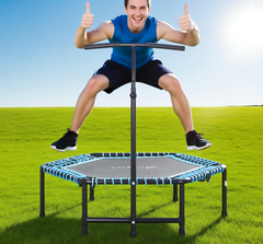Exercise Trampoline, Portable Foldable Fitness Trampoline Rebounder