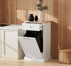 Kitchen Hidden Bin Cabinet Kitchen Tilt Out Trash Bin Cabinet Free Standing Recycling Cabinet Trash Can Holder