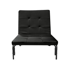 Senon Black Finish Adjustable Chair (Futon)