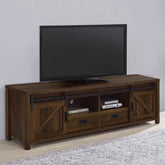 Madra Dark Pine 2-Door Engineered Wood TV Stand