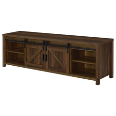 Madra Dark Pine 2-Door Engineered Wood TV Stand