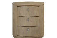 Oval Nightstand - Toffee