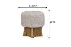 English Knotty Oak Entertainment Cole with Stools