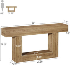 2-Tier Side Table,Entryway Table,Console Table