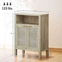 Nordic Style Cabinet,Coffee Bar Cabinet,Buffet Cabinet with Storage,with Adjustable Shelf