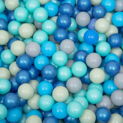 Ball Pit Balls 500 Count for Kids, Colorful Phthalate Free BPA Free Baby Toddler Play Balls for Kids Toddlers - Safe, Crushproof, Lightweight, Durable Spheres-Blue