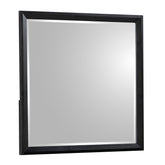 Houston Traditional Style Mirror Made with Wood in Walnut(THIS ITEM INCLUDES MIRROR ONLY)
