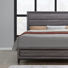 MIRAGE GREY KING BED