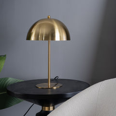 Small Minimalist Table Lamp Dimmable Table Lamp Fast Delivery Small Bedside Lamps for Night Stands, Living Room, Office,Study Room, Tundra Table Lamp - Gold outer - White inner 110~120V