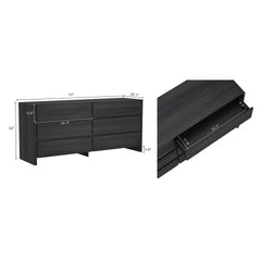 Dresser in Charcoal Gray
