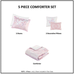 Floral Paisley Comforter Set Twin/Twin XL