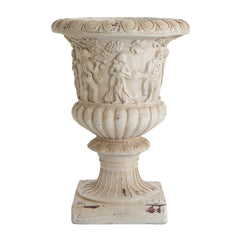 MGO Garden Urn, Antique White, 27'' H