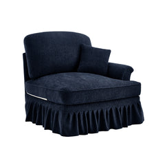 Sofa RSF Chenille W/1 Pillow -blue