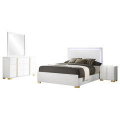 Jeremiah White 4-piece Queen Bedroom Set