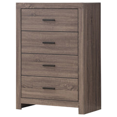 Geary Barrel Oak Rectangular 4-Drawer Chest