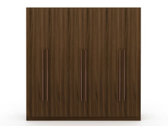 Wardrobe Closet in Chestnut Brown