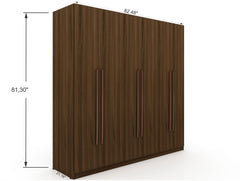 Wardrobe Closet in Chestnut Brown