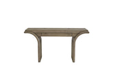 English Knotty Oak Waterfall Accent Desk